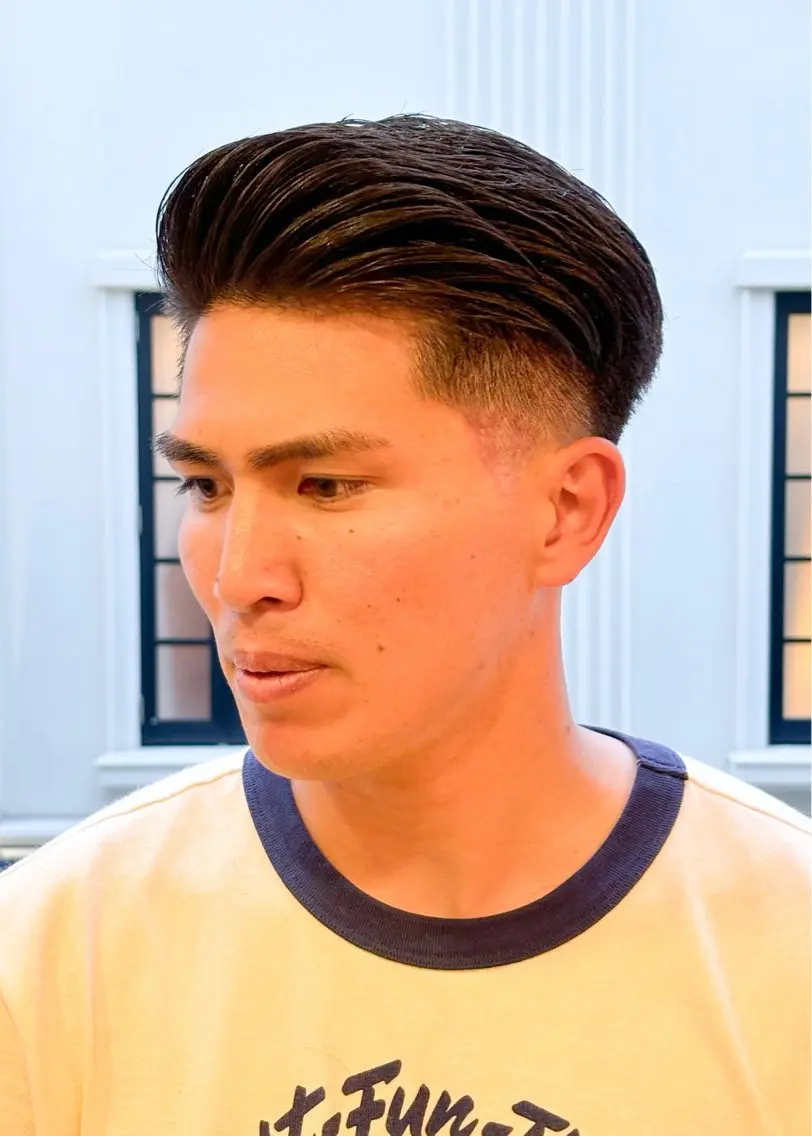 ショート メンズ ツーブロック カット 三宮メンズカット ヨシイッキのヘアスタイル