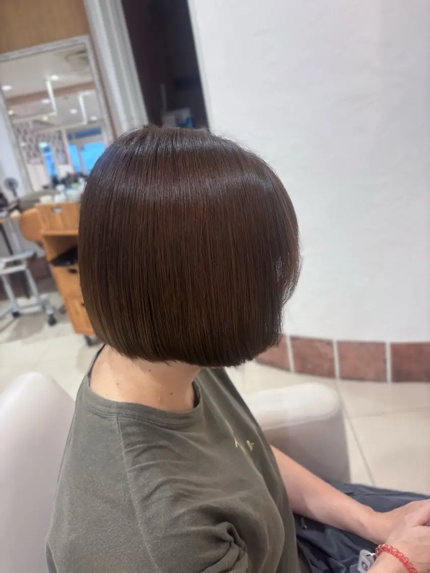 ショート 髪質改善/縮毛矯正 透明感カラー/スバルのヘアスタイル