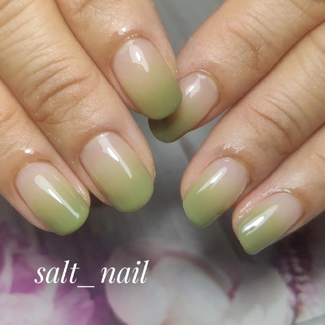 ネイル グラデーション ハンドネイル 個人サロン saltnailのネイルデザイン