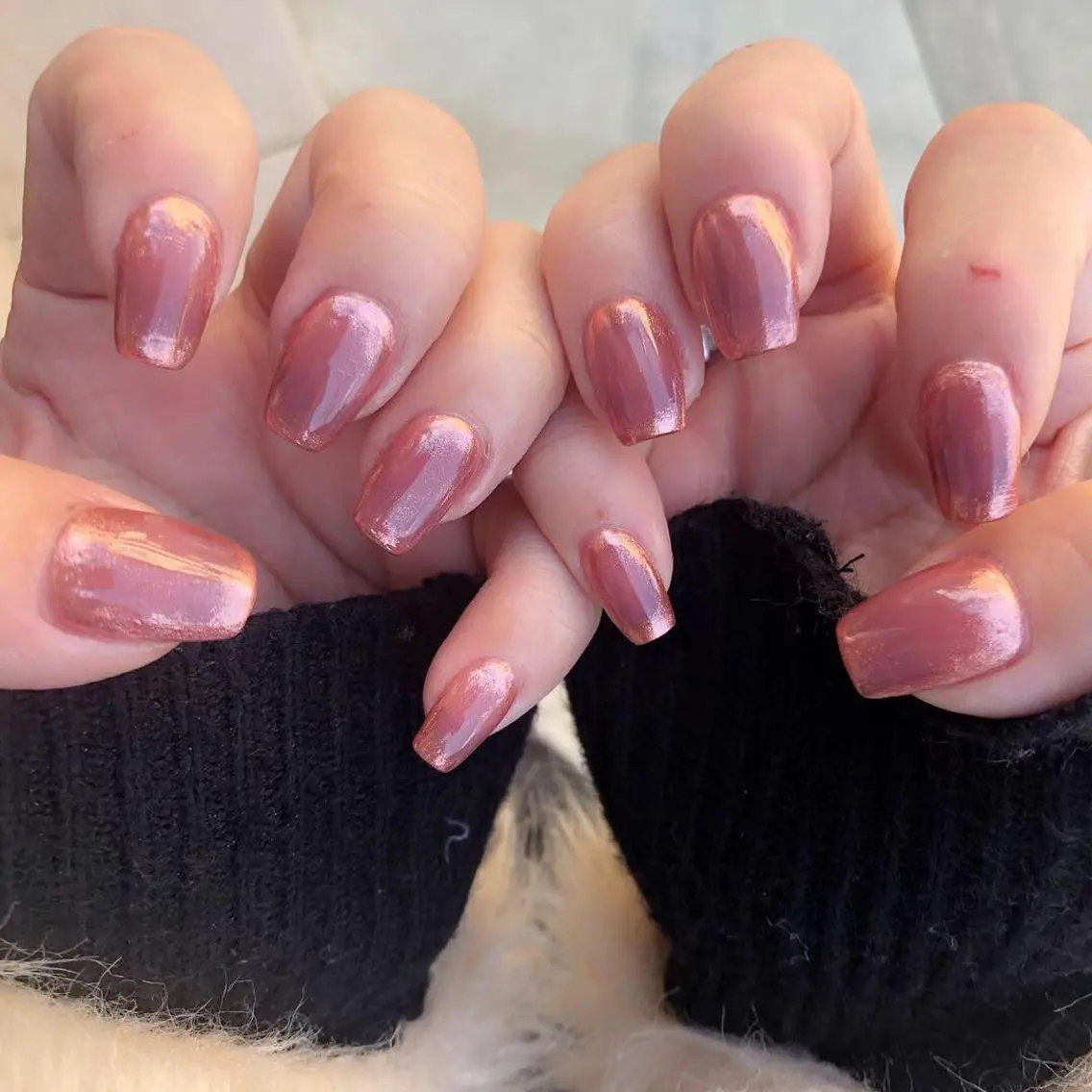 ネイル ミラーネイル ワンカラーネイル スカルプネイル ハンドネイル Nail salon Museのネイルデザイン