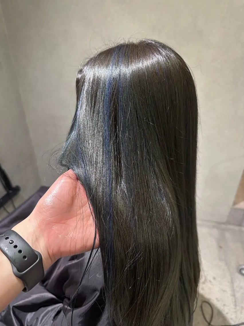 ロング ハイライト ロング 東浦和morrow SERINAのヘアスタイル