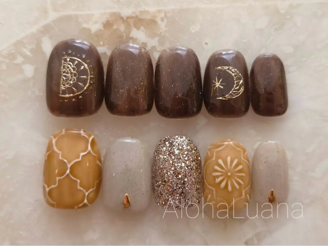 ネイル ハンドネイル AlohaLuana ☆MAIKOのネイルデザイン