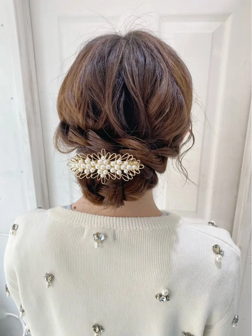 ヘアアレンジ ヘアセット uros.中目黒 moekaのヘアスタイル