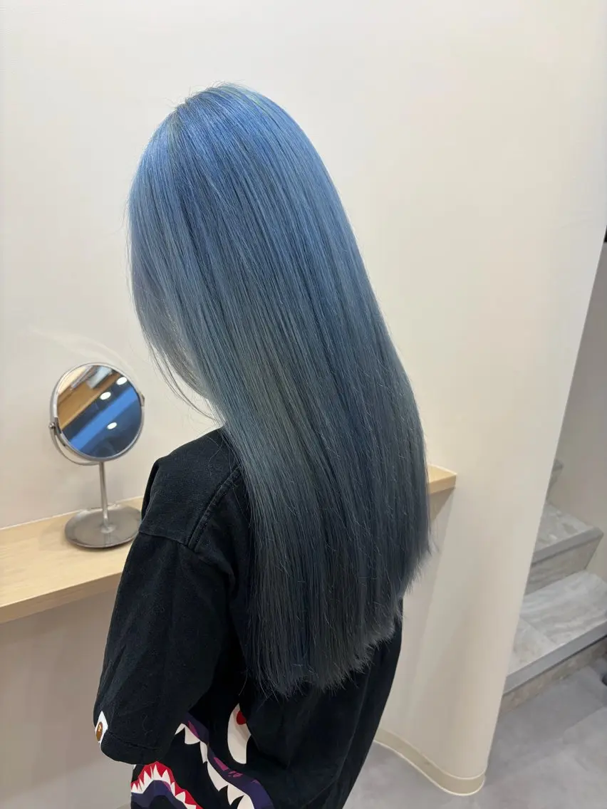 ロング トリートメント ヘアカラー トリートメント 髪質改善/縮毛矯正/ 艶カラー/登貴のヘアスタイル