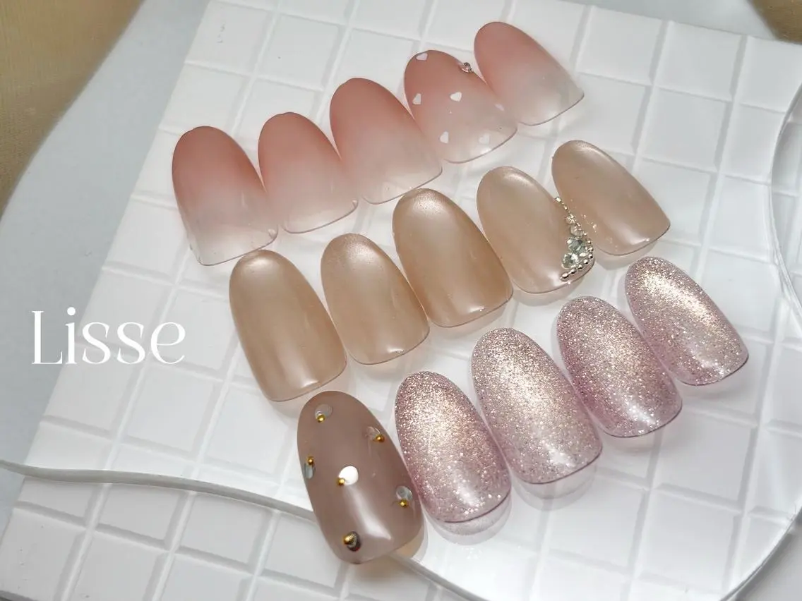 ネイル シンプルネイル ハンドネイル Lisse銀座 Nailのネイルデザイン