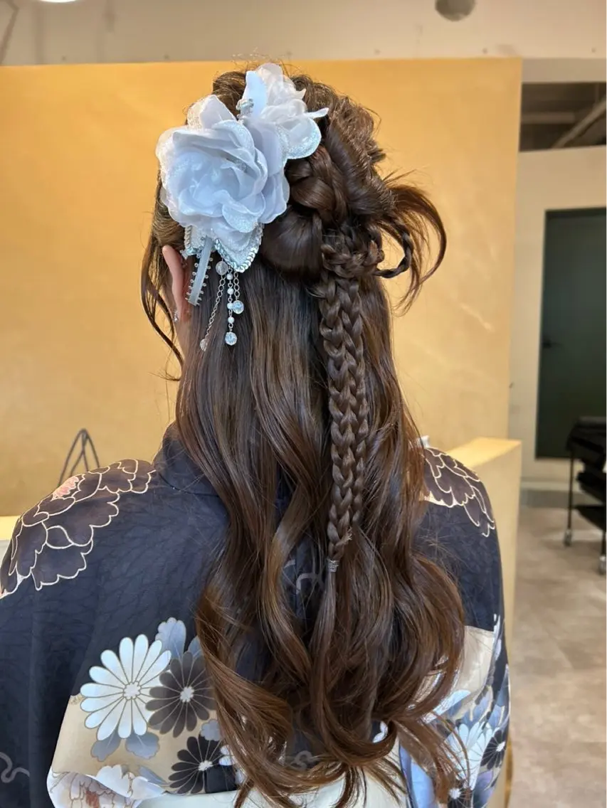 ヘアアレンジ 卒業式のヘアスタイル ヘアセット 高橋 那美のヘアスタイル