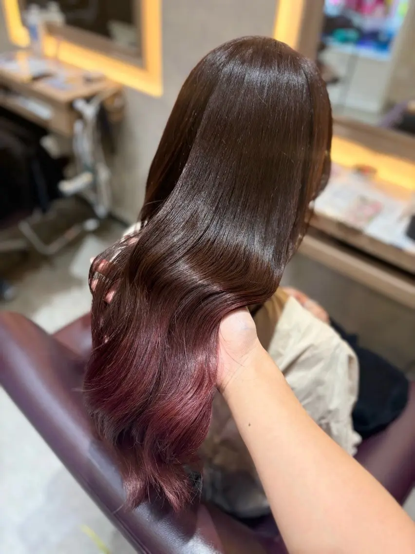 ロング ヘアカラー 🫧札幌美髪🫧 佐藤莉音のヘアスタイル
