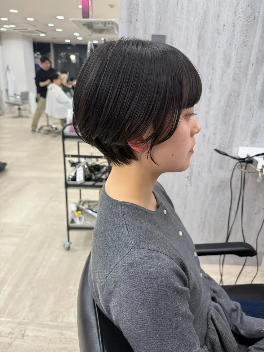 ショート カット ヘアカラー トリートメント Gardenhair 小笠原篤矢ショートのヘアスタイル