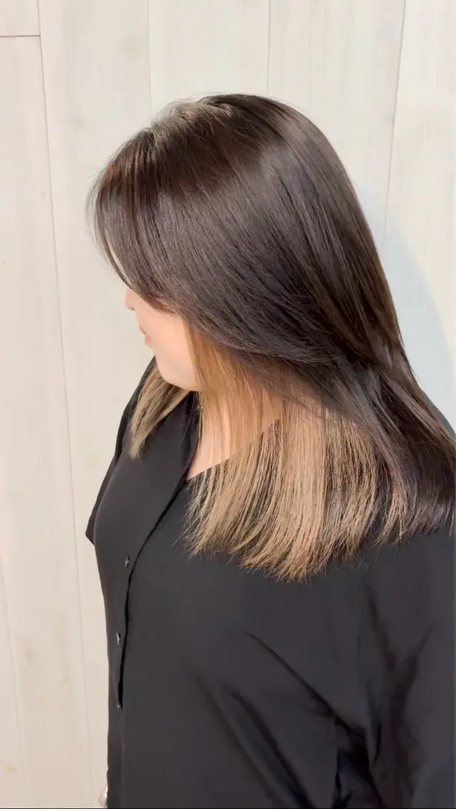 セミロング ヘアカラー トリートメント SONO 【一宮】のヘアスタイル