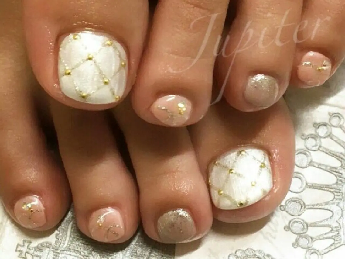 ネイル フットネイル ジェルネイル フットネイル Jupiter .のネイルデザイン