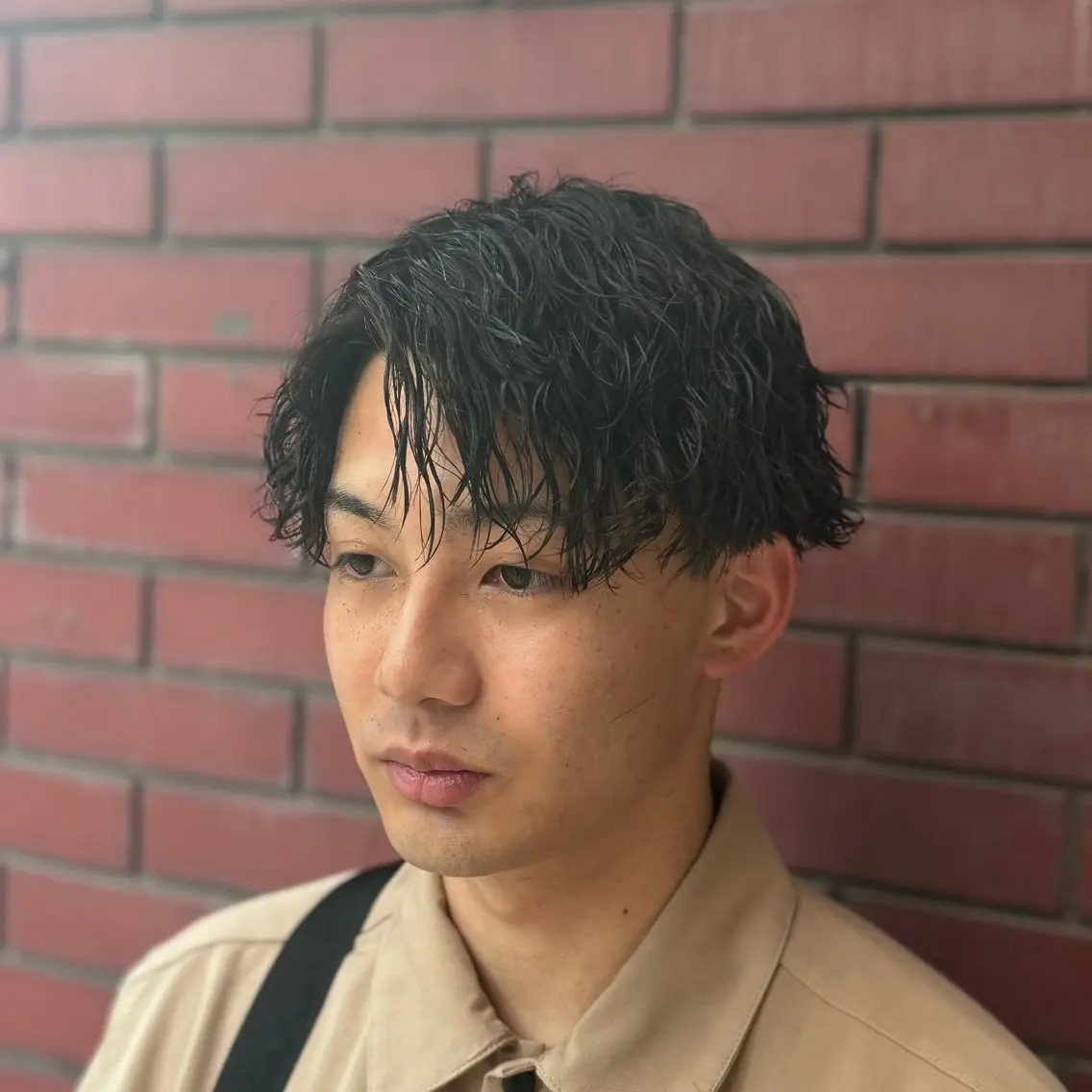パーマ メンズ カット パーマ 柏メンズカットパーマ NO.1タイチのヘアスタイル