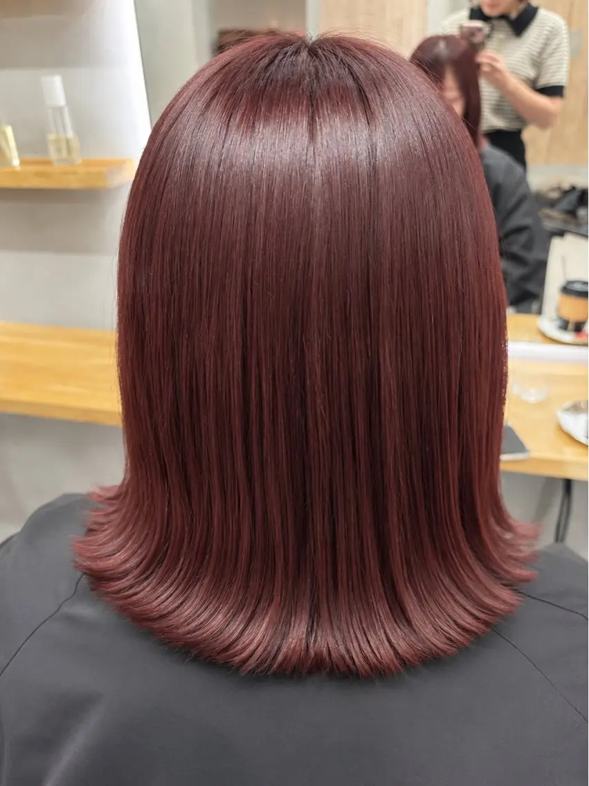 ミディアム ゆみこ カットモデル募集中のヘアスタイル