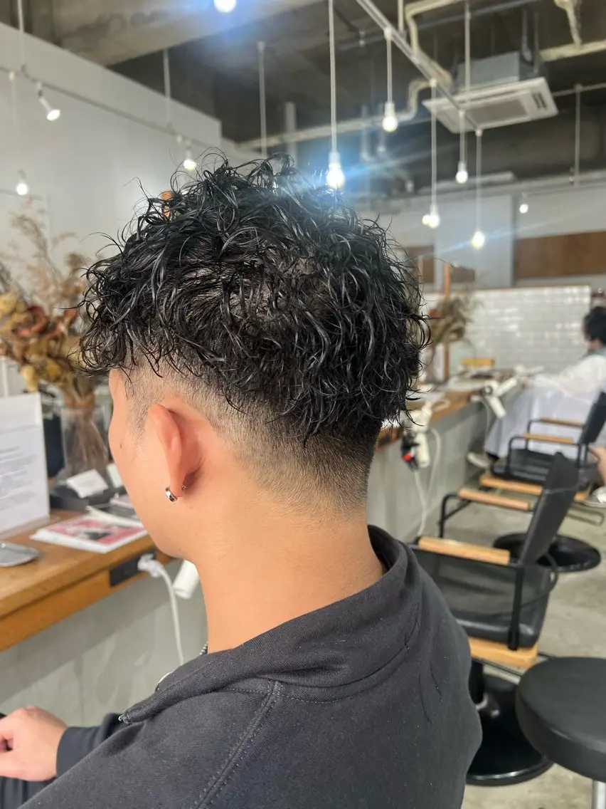 パーマ メンズ メンズパーマ ATEIER ZIZIのヘアスタイル