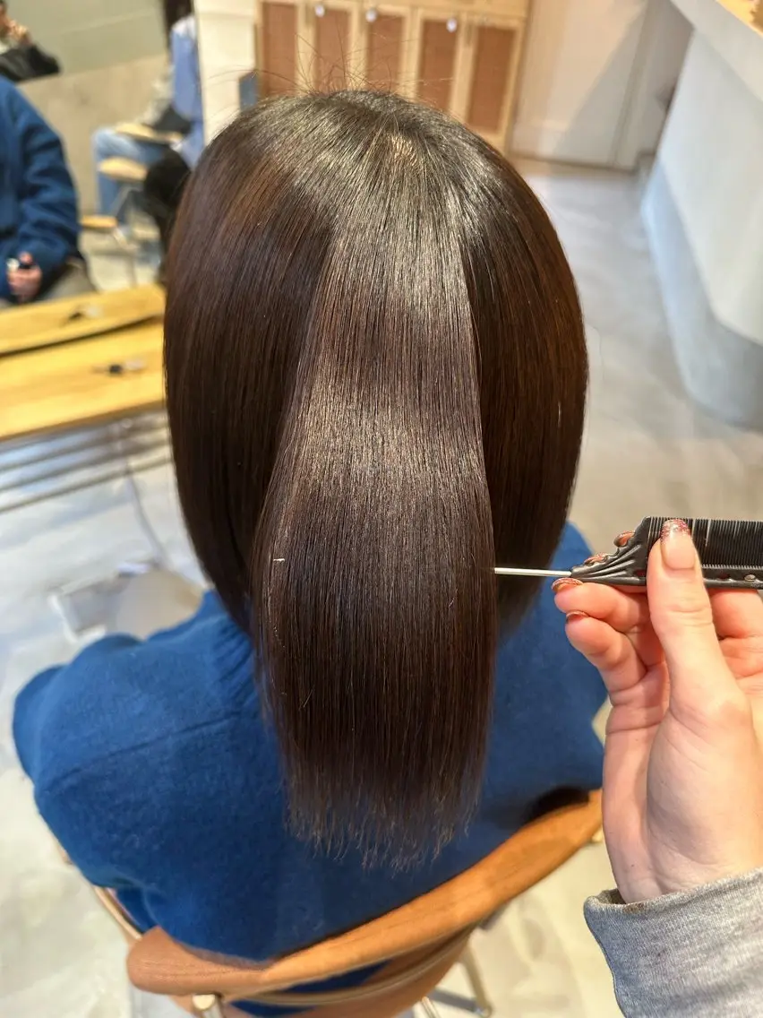 【💈minimo限定価格💈】カット✂️➕イルミナカラー✨️TOKIOトリートメント🪄の写真