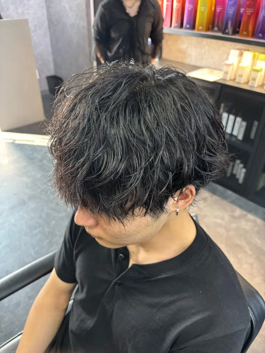 パーマ メンズ メンズパーマ ツイストスパイラルパーマ スパイラルパーマ カット パーマ 🔥メンズパーマ特化 高橋晴🔥のヘアスタイル