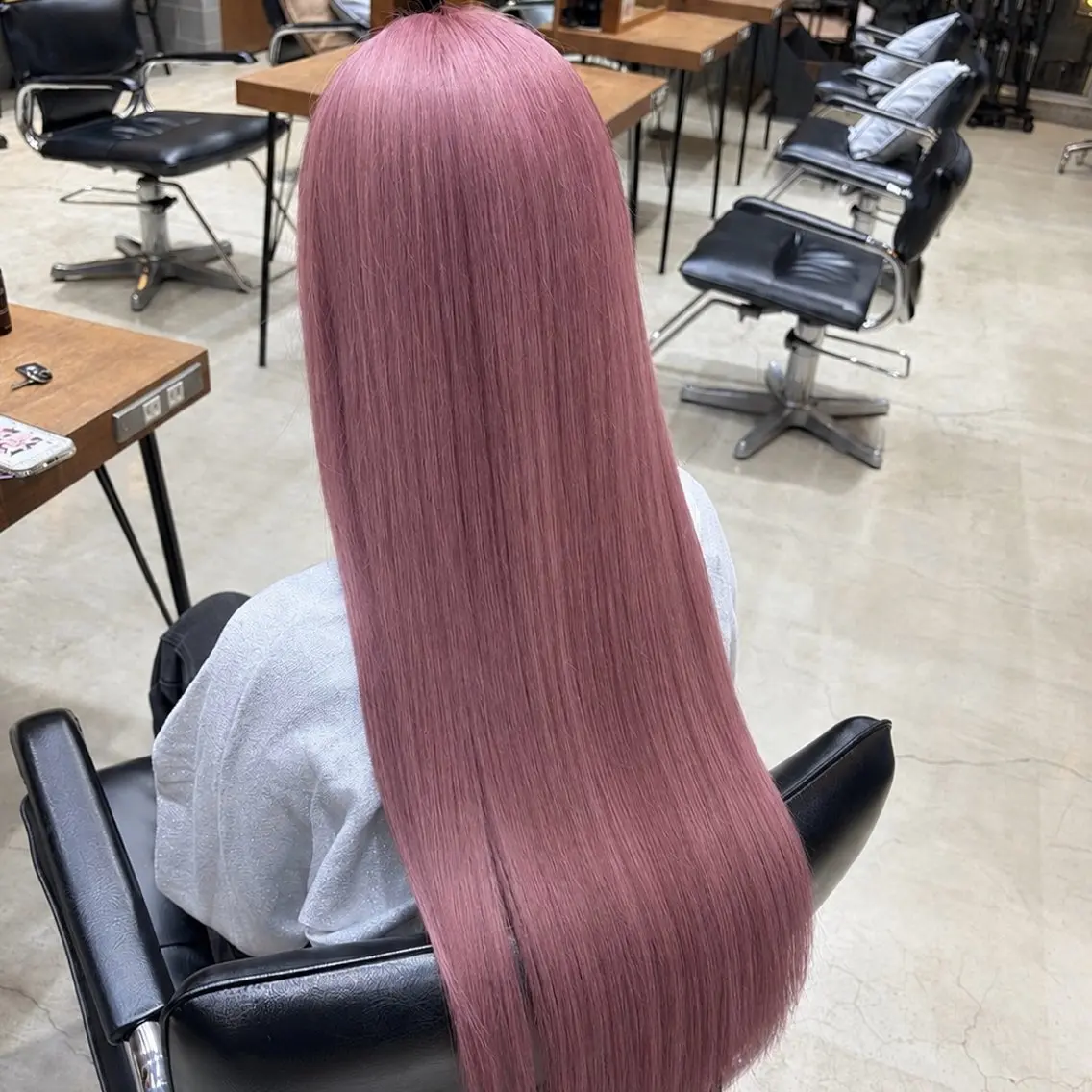 ロング カラー 🍀似合わせ ハイトーン🍀あかりのヘアスタイル