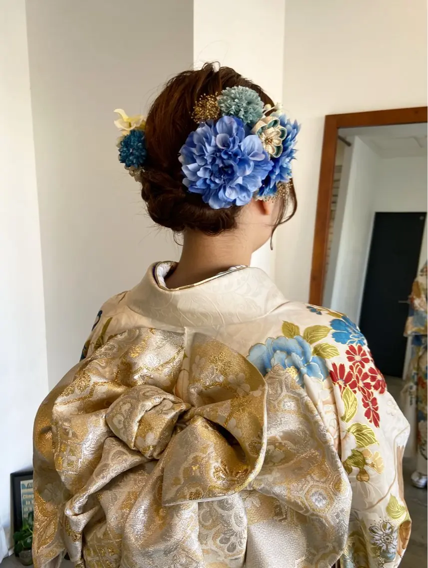 ヘアアレンジ まつ あみのヘアスタイル