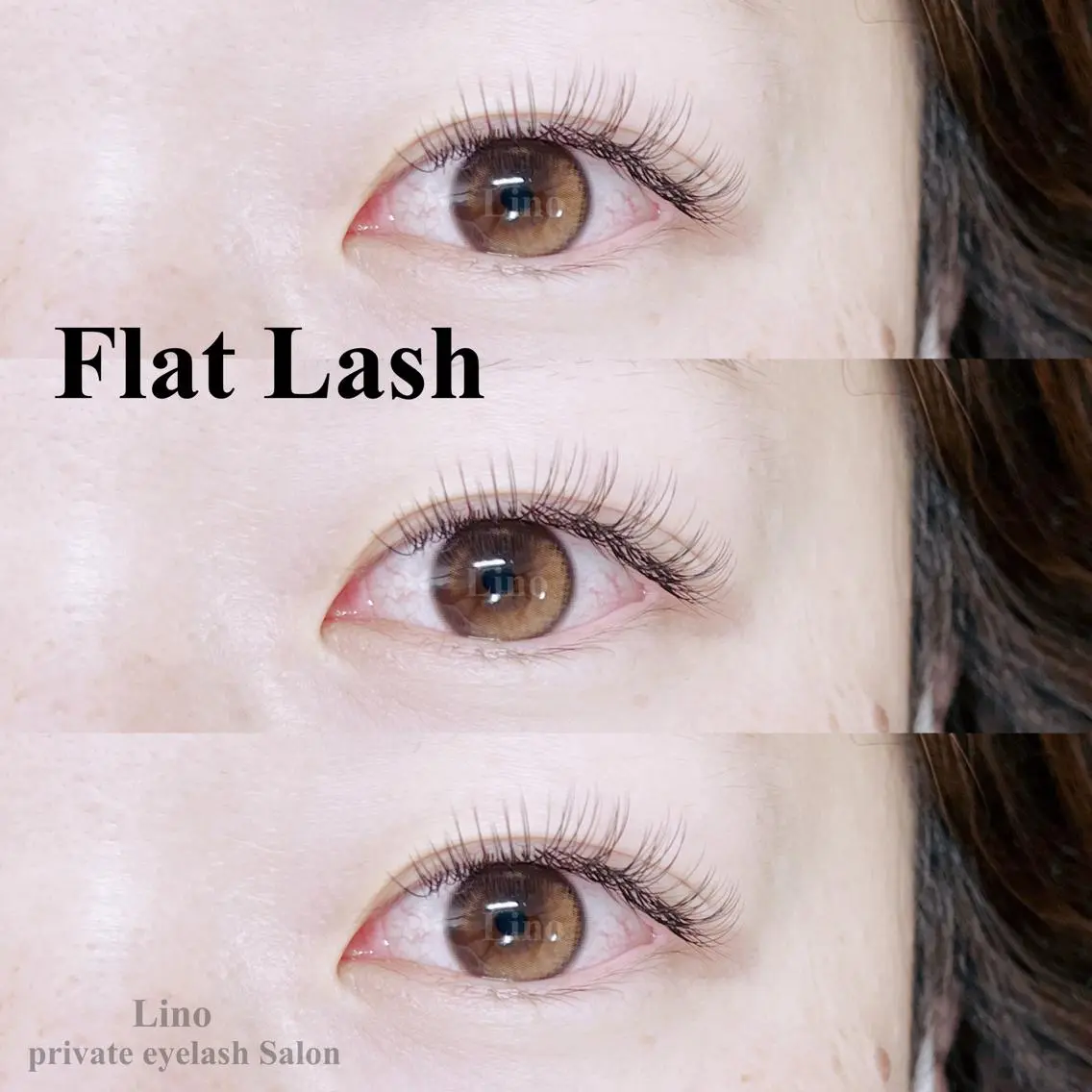 マツエク・マツパ カラーマツエク フラットラッシュ マツエク Lino eyelashのマツエク・マツパデザイン