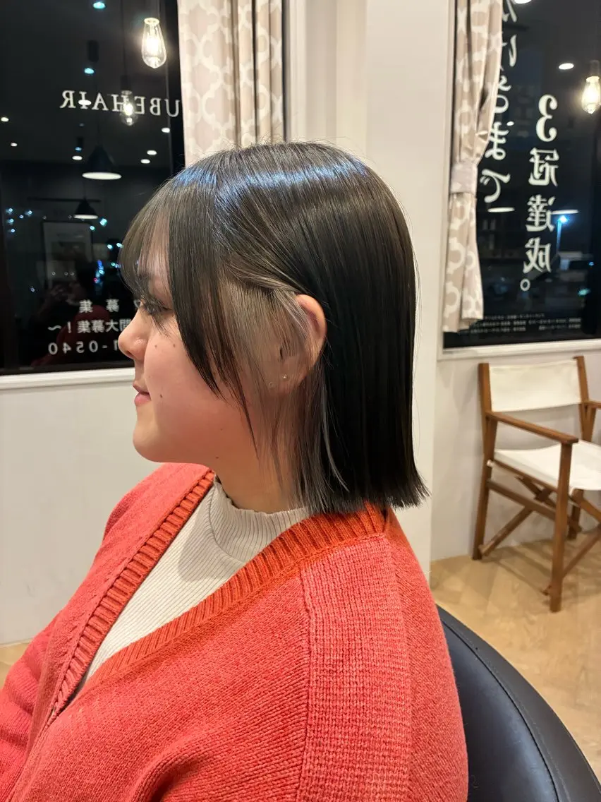 イヤリングカラー『ブリーチ込み』＋トリートメントの写真