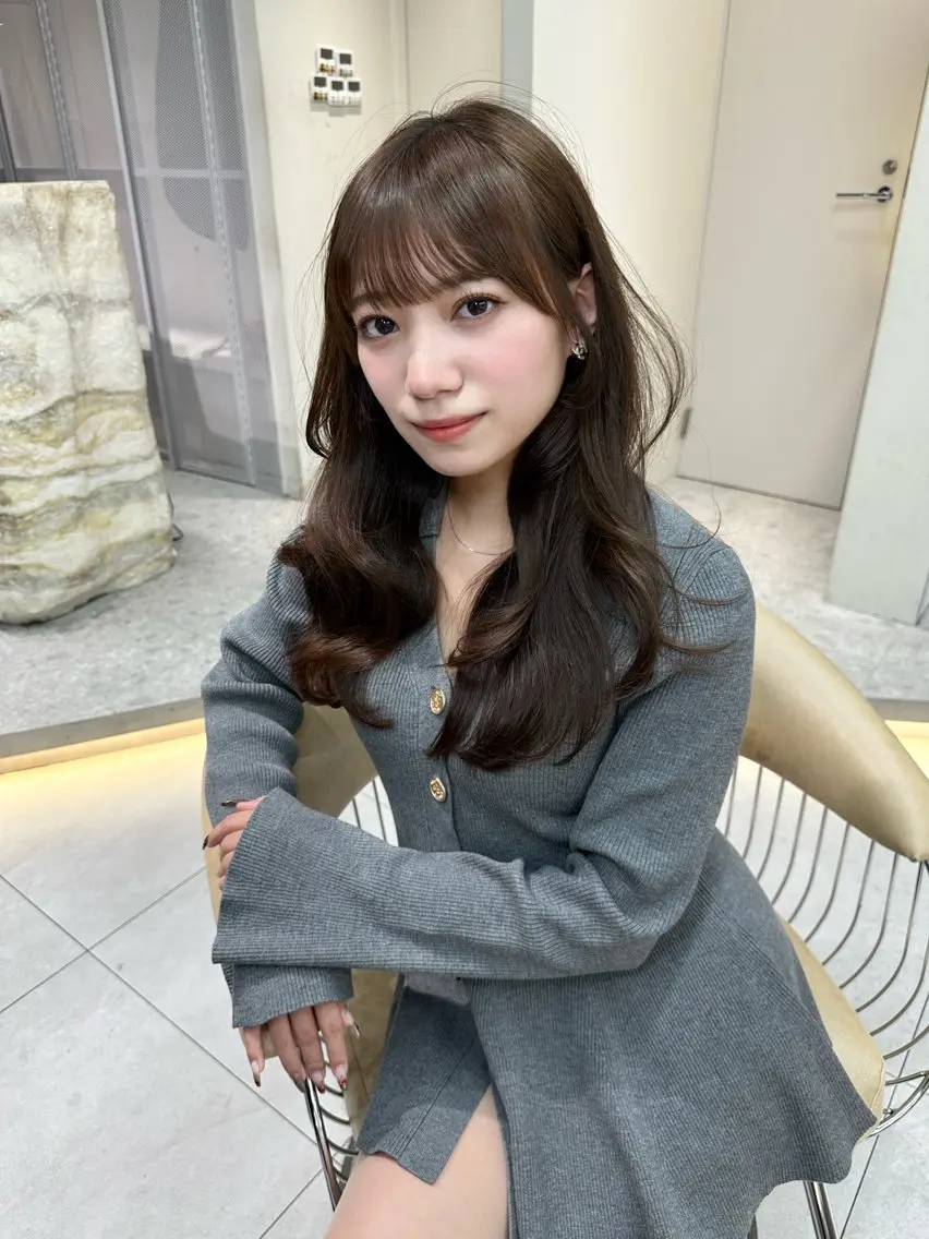 ロング カラー カット ヘアカラー トリートメント 《髪質改善✖️オリー ブ🧸》小嶋拓也のヘアスタイル
