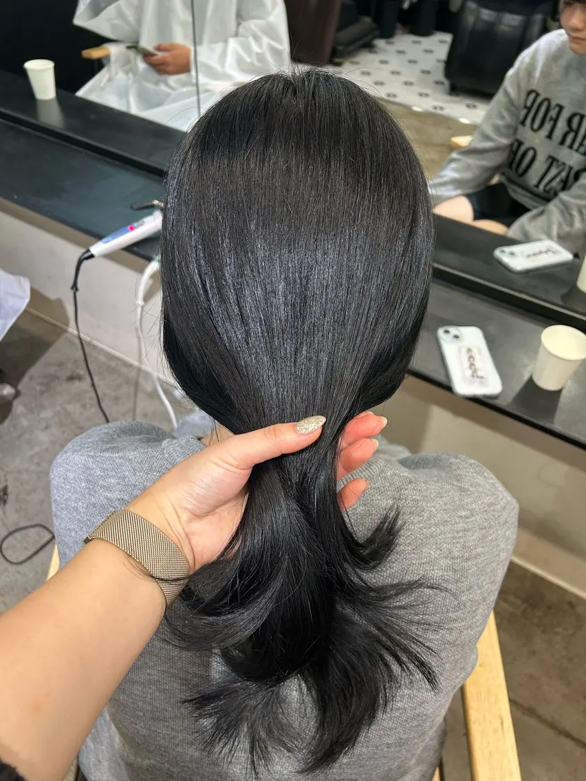 ロング カラー カット ヘアカラー トリートメント 地毛風艶カラー🌿 喜多夏海のヘアスタイル
