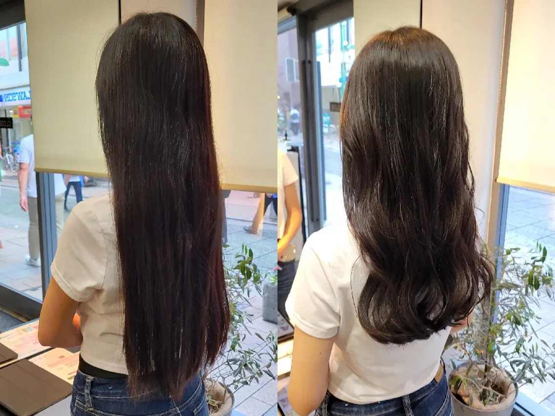 セミロング カット 野村 果音(カノン)のヘアスタイル