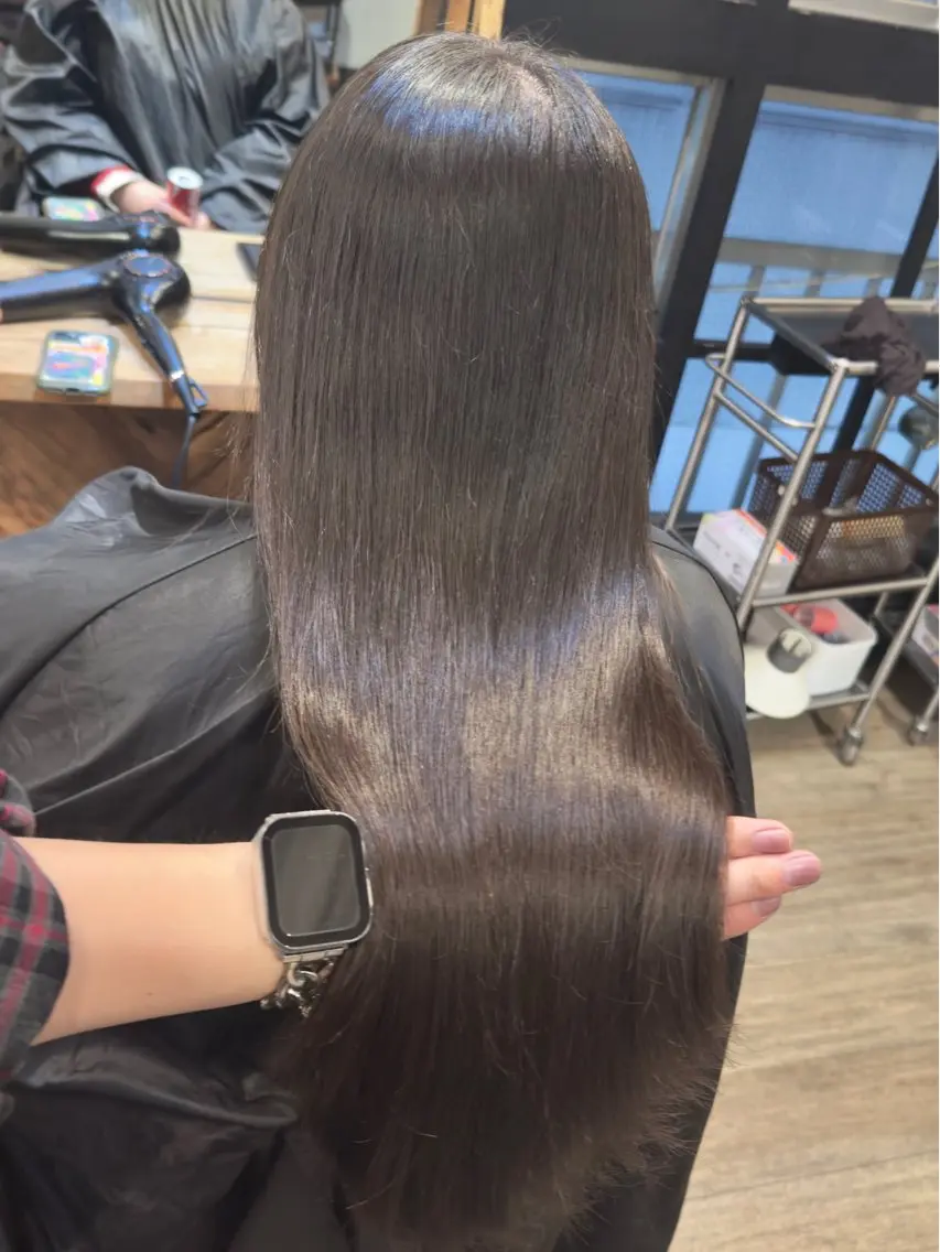 【❣️美髪❣️】縮毛矯正+カット+トリートメントの写真