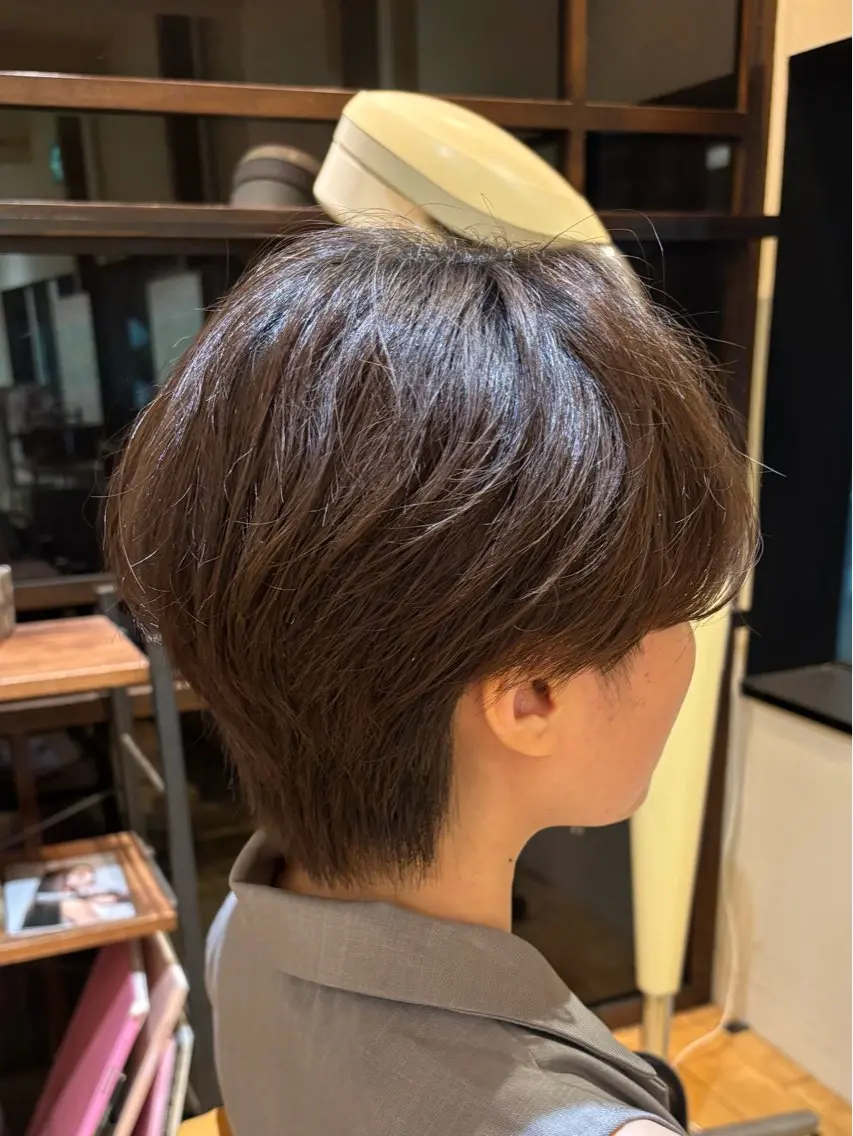 ショート おもだか　がく /横須賀中央のヘアスタイル