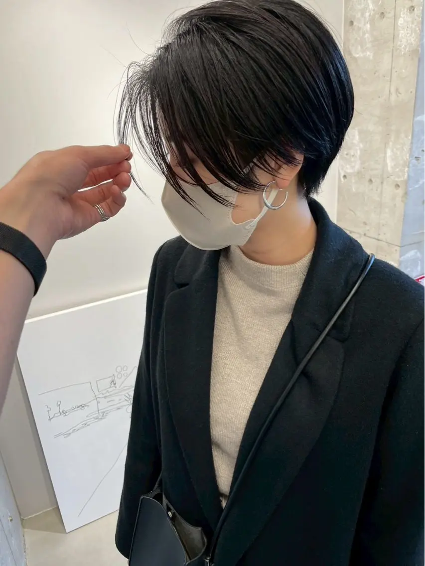 ショート ショートボブ ボブ ショートヘア HAKU 津久野のヘアスタイル