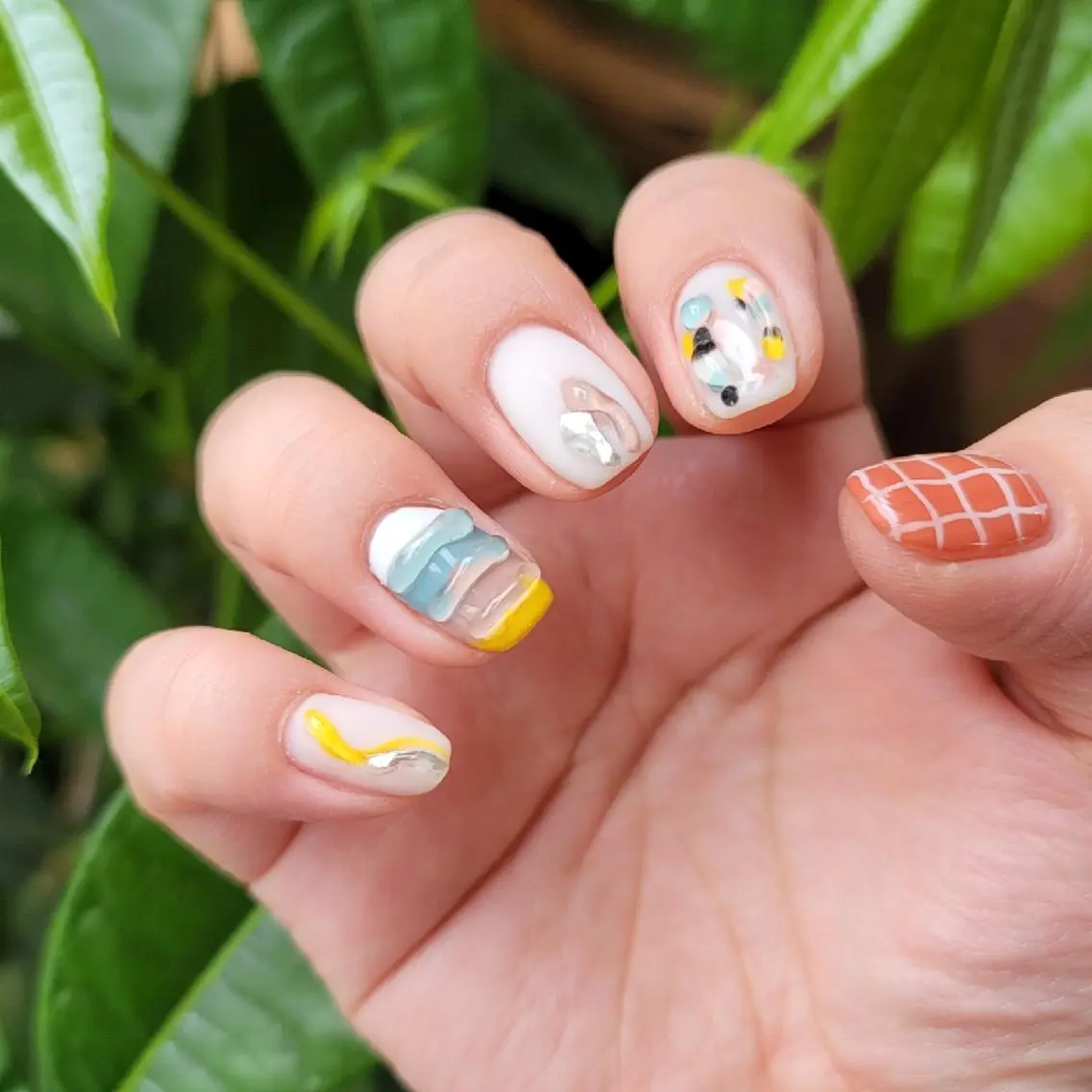 ネイル ハンドネイル へなちょこ ネイリストのネイルデザイン