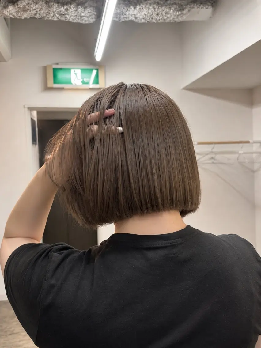 ショート カット ヘアカラー トリートメント Kaho/大阪心斎橋 ボブ/レイヤー/艶髪のヘアスタイル