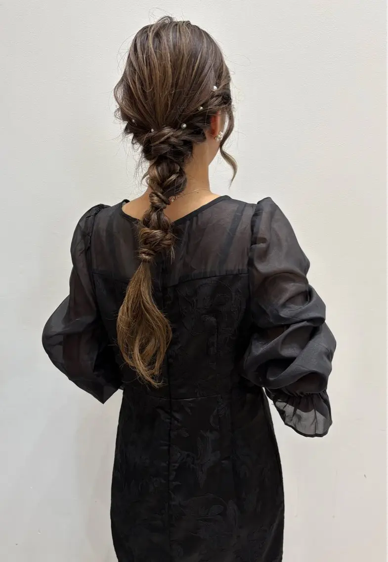ヘアアレンジ 河野いずみ レイヤー/ボブ 🤍のヘアスタイル