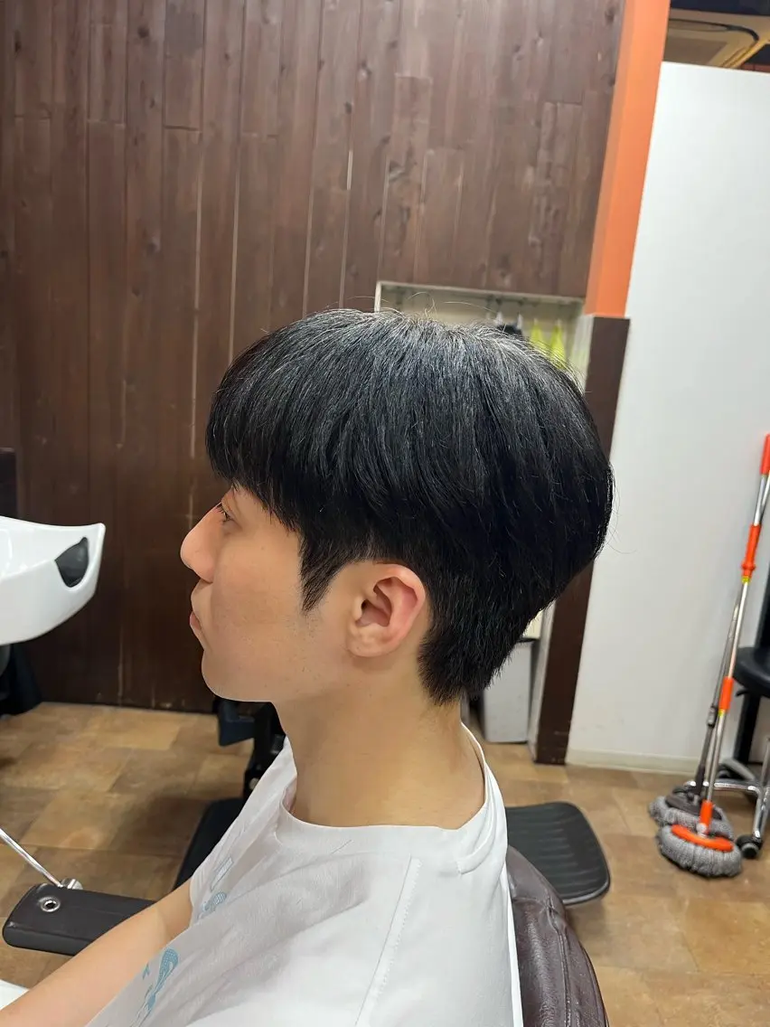 ミディアム メンズ 北 彩音のヘアスタイル