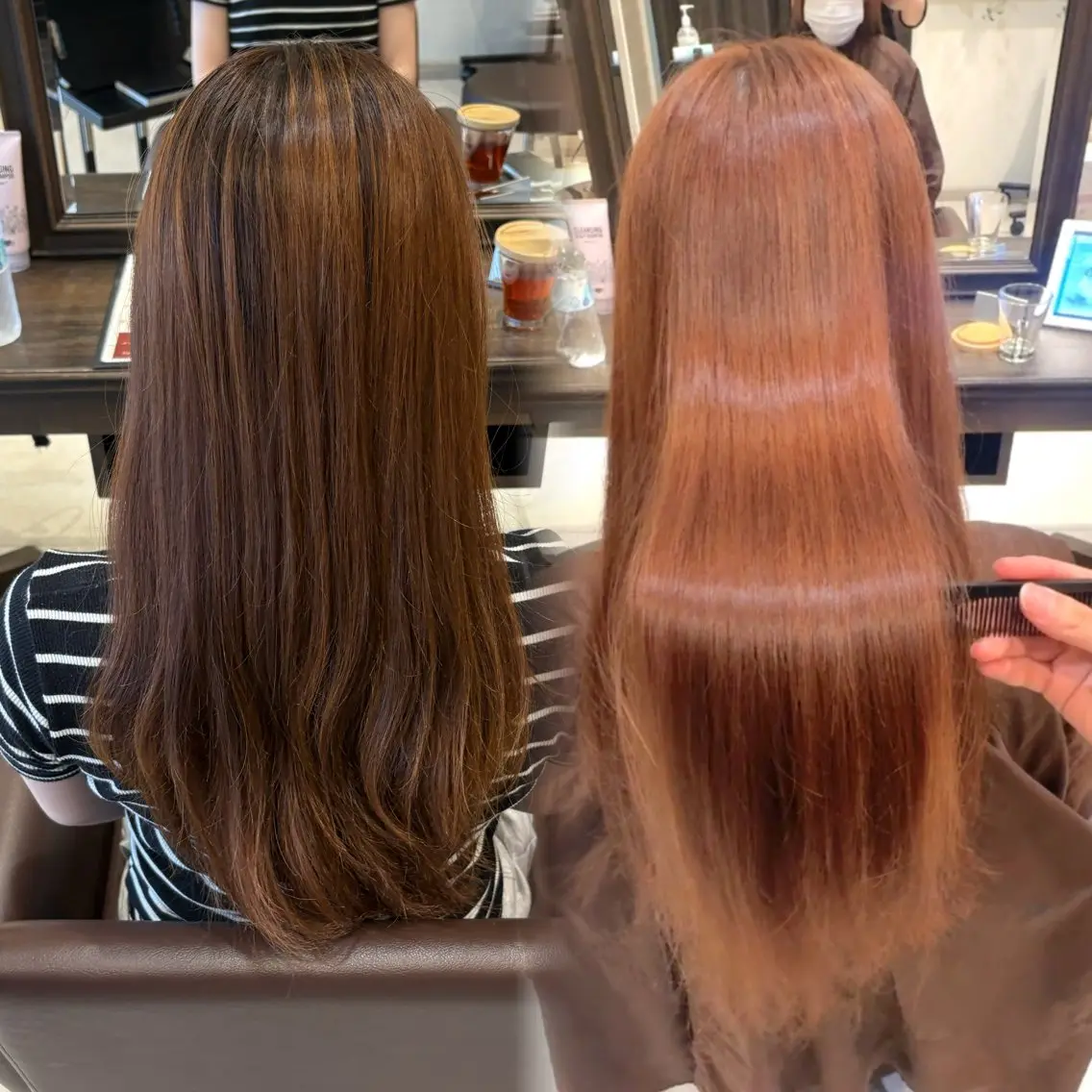 カラー 宮下 紗歩のヘアスタイル