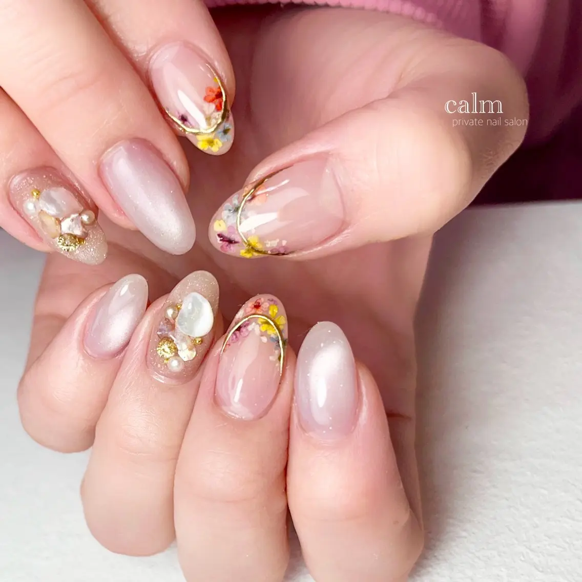 ネイル ハンドネイル calm 〔ｶｰﾑ〕のネイルデザイン
