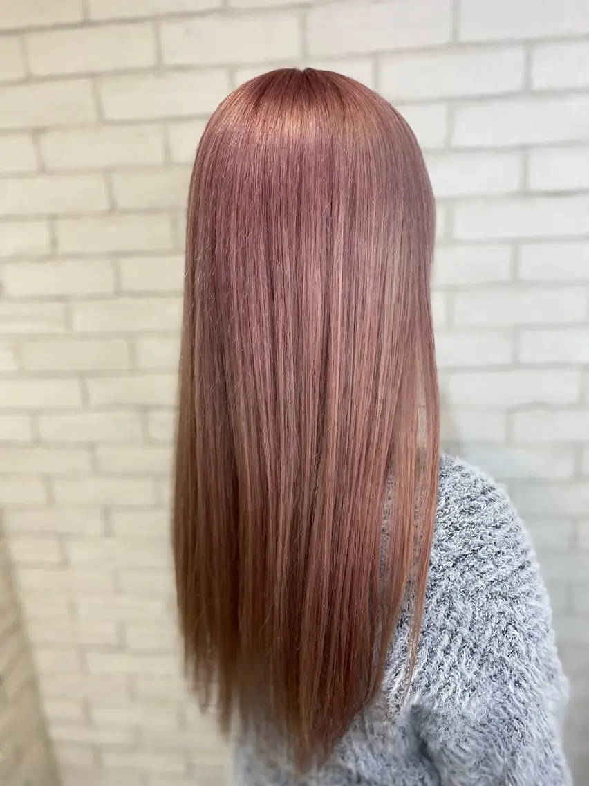ロング カラー ヘアカラー トリートメント ヨシダ フミノリのヘアスタイル