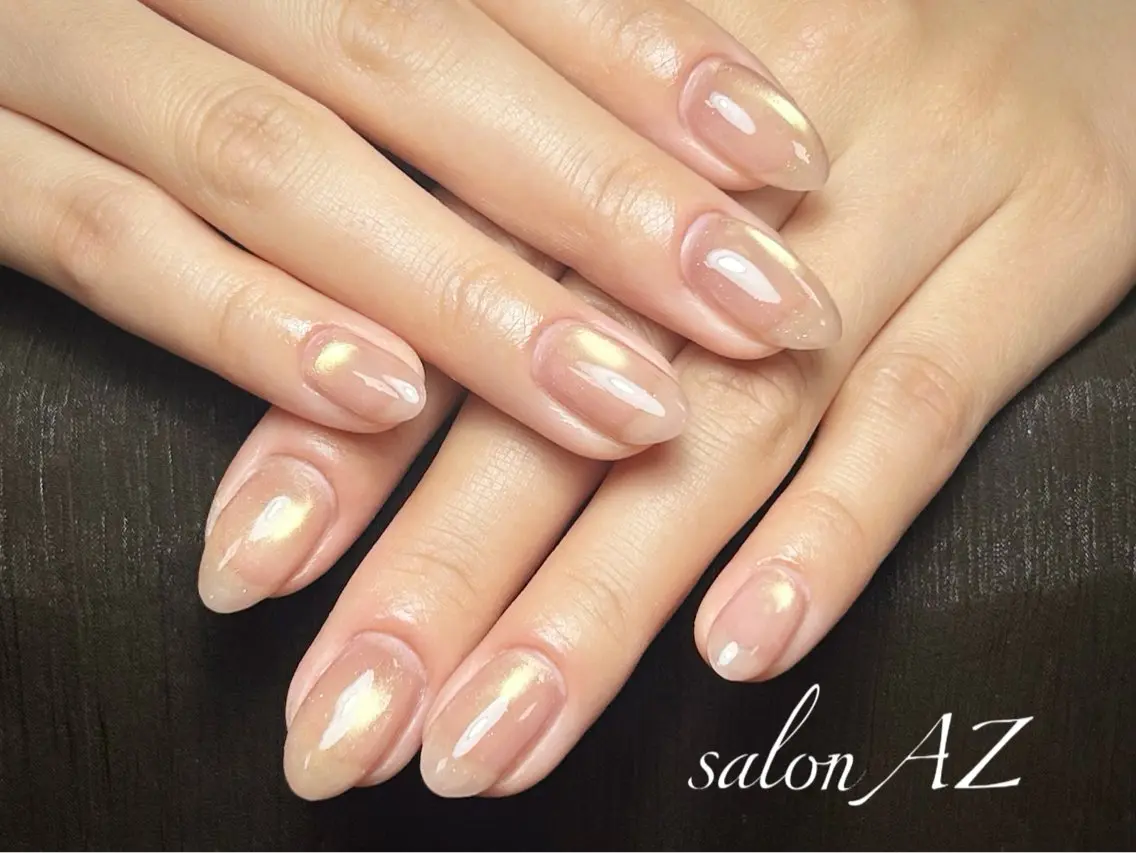 ネイル アートネイル フットネイル フレンチネイル マグネットネイル 持ち込み ハンドネイル salonAZ Miaのネイルデザイン