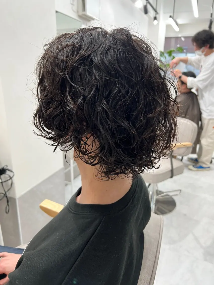ミディアム パーマ メンズ 新宿メンズヘア No.1店長松澤のヘアスタイル