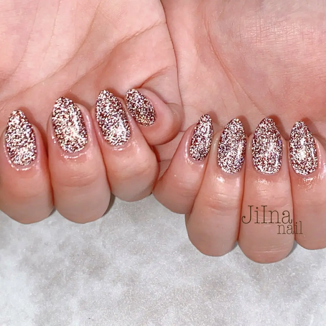ネイル フラッシュネイル フラッシュマグ ワンカラーネイル JiIna nailのネイルデザイン