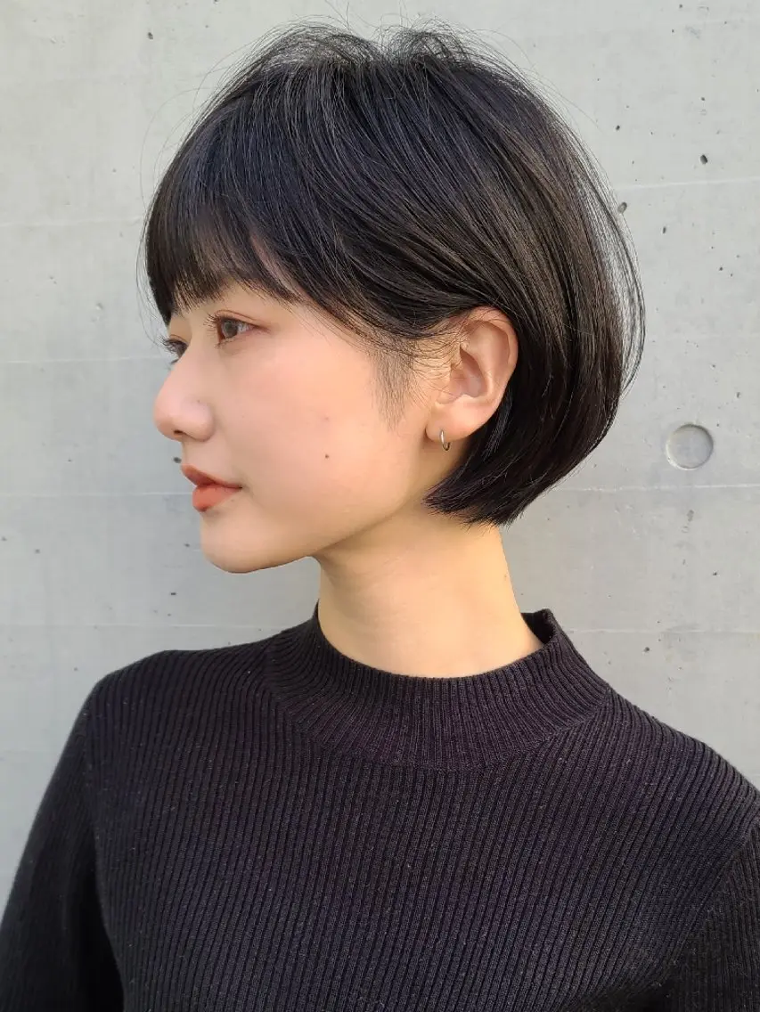 ショート ショートヘア 中高下 由真 ◎モニター様価格のヘアスタイル