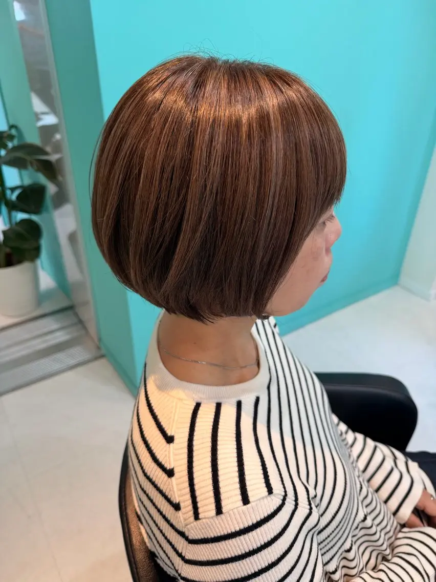 ショート カラー ショートボブ ブリーチ ダブルカラー ハイライトカラー ボブ カット ヘアカラー 🫧ショート/ボブ 池袋西口・泡渕✂️のヘアスタイル