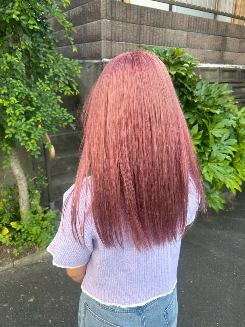 カラー 最高級エクステ /羽エクステ白石宇由のヘアスタイル