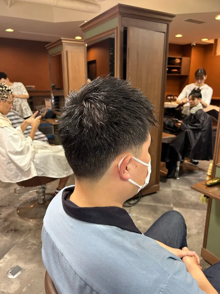 ショート メンズ 衛藤 星芭／カット無料天神のヘアスタイル