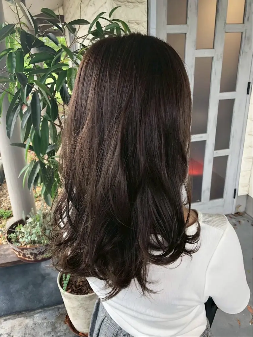 セミロング パーマ 星野 光汰のヘアスタイル
