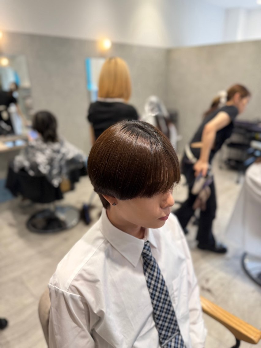 メンズ マッシュ シースルーマッシュ カット 茂木 一郎のヘアスタイル