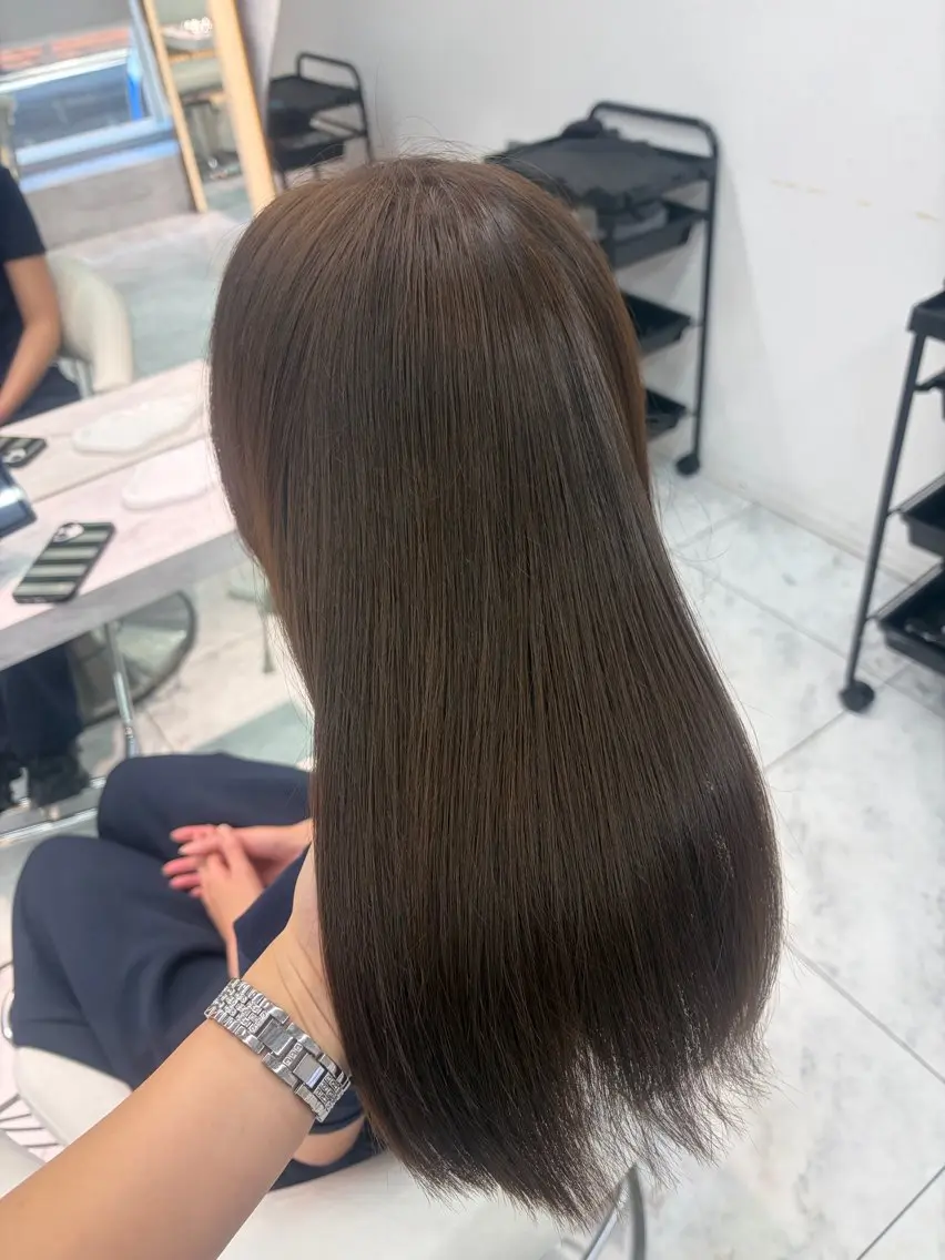 カット+カラー+髪質再生4stepTRの写真