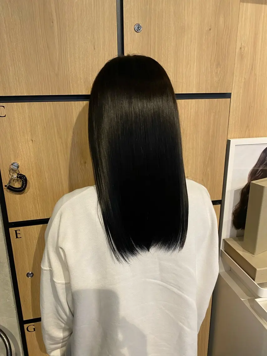 セミロング 縮毛矯正 髪質改善サロン 梅田/ヨナミネのヘアスタイル