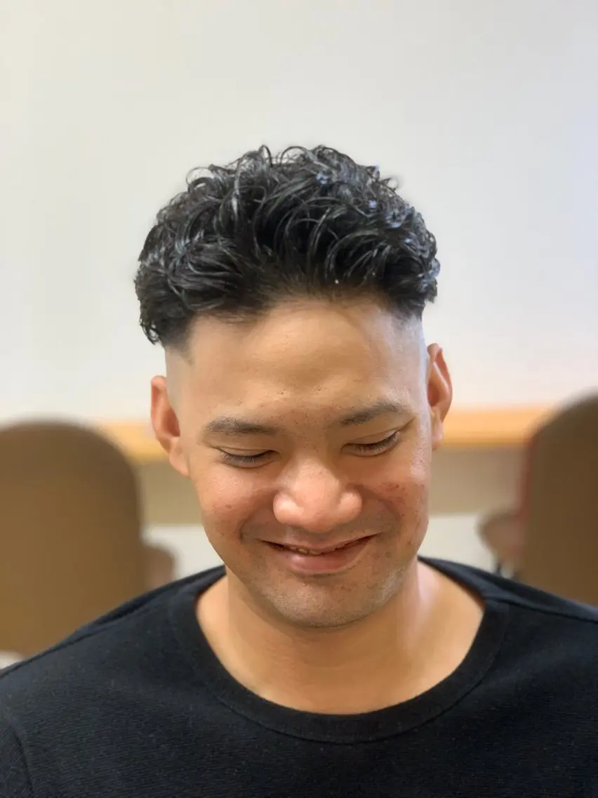 ショート パーマ メンズ hair salon　k2のヘアスタイル