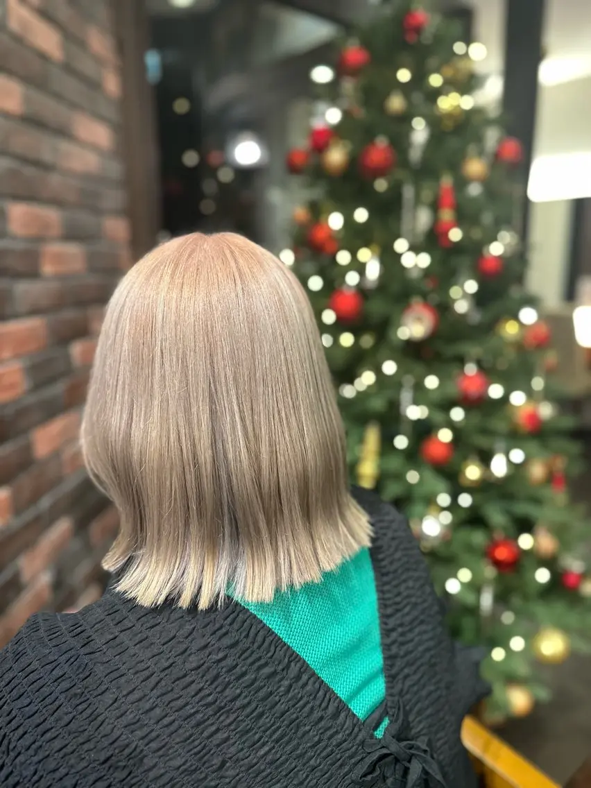 カラー 原田 まなみのヘアスタイル