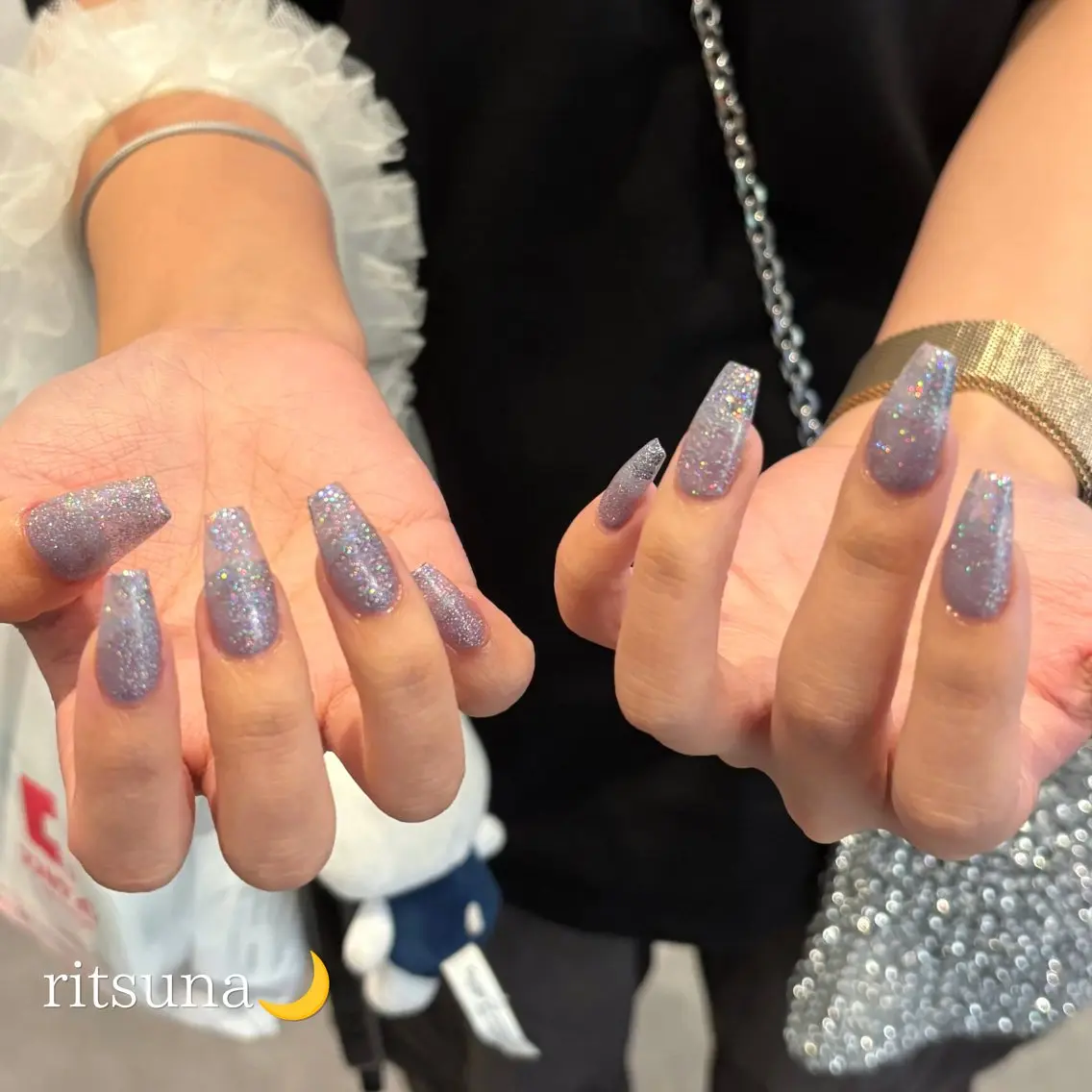 ネイル ハンドネイル ritsuna🌙 nail 堺筋本町のネイルデザイン